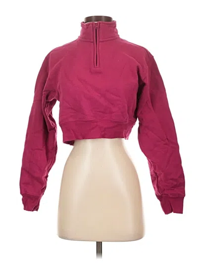 Pre-owned Tna Turtleneck Sweater In Burgundy