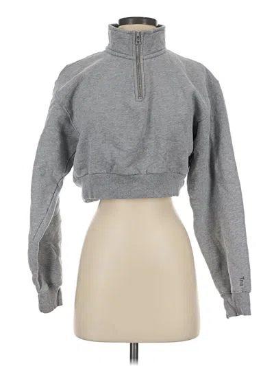 Pre-owned Tna Turtleneck Sweater In Gray