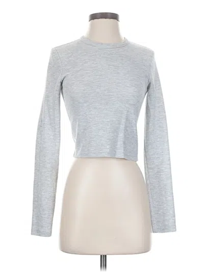 Pre-owned Tna Turtleneck Sweater In Silver