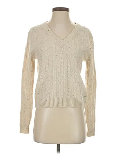 Pre-owned Tna Wool Pullover Sweater In White