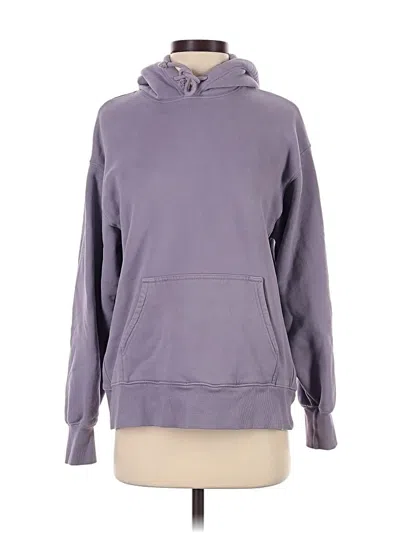 Pre-owned Tna Zip Up Hoodie In Purple