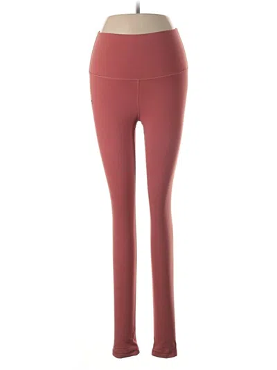 Pre-owned Tnaction Active Pants In Burgundy