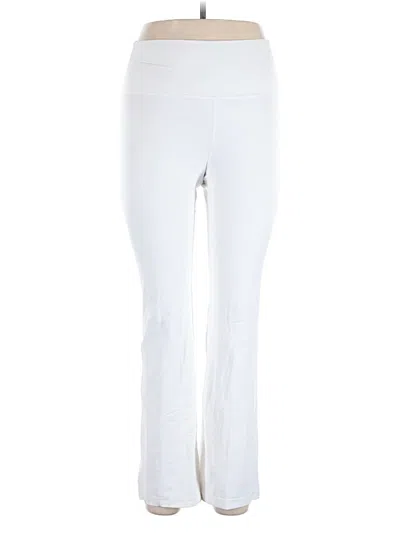 Pre-owned Tnaction Active Pants In White