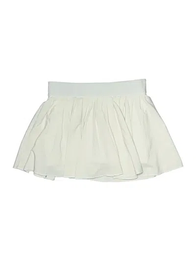 Pre-owned Tnaction Active Skort In White