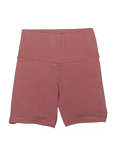 Pre-owned Tnaction Athletic Shorts In Burgundy