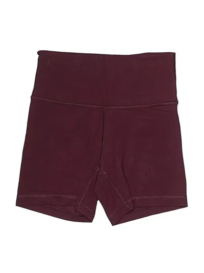 Pre-owned Tnaction Athletic Shorts In Burgundy