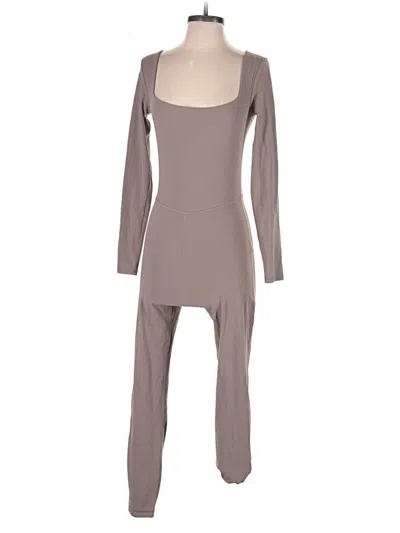 Pre-owned Tnaction Jumpsuit In Gray