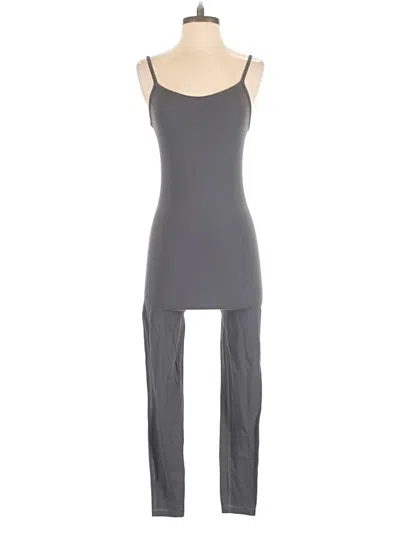 Pre-owned Tnaction Jumpsuit In Gray