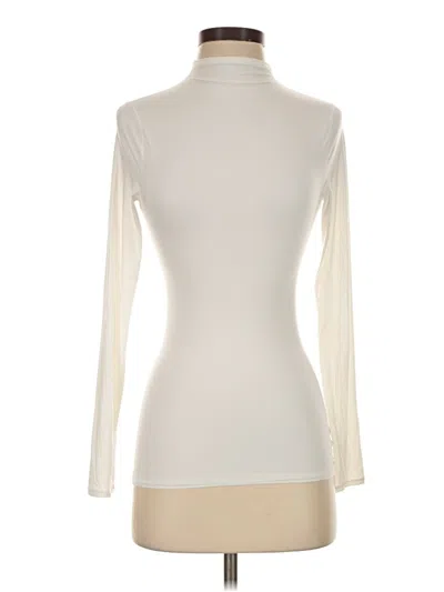 Pre-owned Tnaction Long Sleeve Turtleneck In Ivory