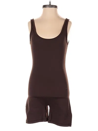 Pre-owned Tnaction Romper In Brown