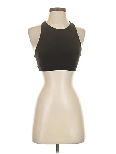Pre-owned Tnaction Tank Top Black Halter Neckline Tops