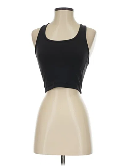 Pre-owned Tnaction Tank Top Black Strapless Neckline Tops