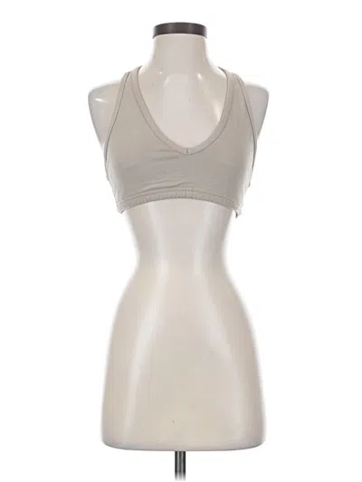 Pre-owned Tnaction Tank Top Silver Halter Neckline Tops