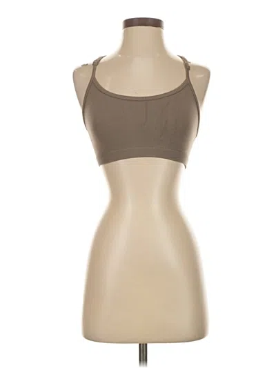 Pre-owned Tnaction Tank Top Tan Strapless Neckline Tops