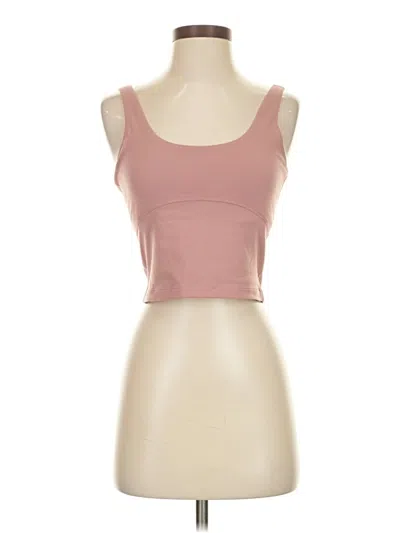 Pre-owned Tnaction Tube Top Pink Strapless Neckline Tops