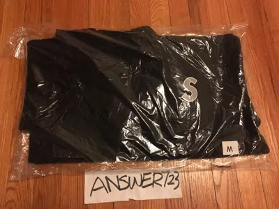 Pre-owned Tnf Supreme Reflective S Logo Hooded Sweatshirt Black M Box Logo Araki 3m Arabic