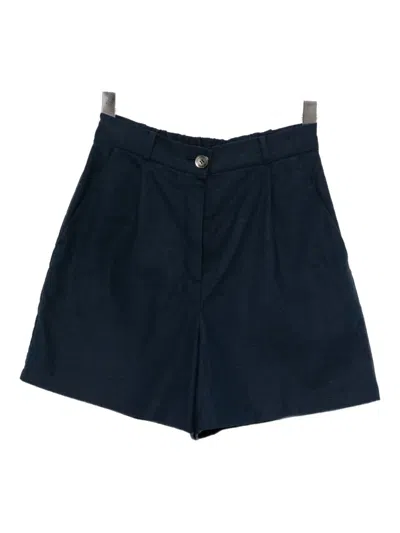 To B. By Agnès B. Canvas Shorts In Black