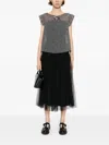 To B. By Agnès B. Clover Print Frill Blouse