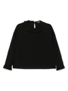 To B. By Agnès B. Clown-like Ruffle Neckline Blouse