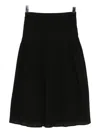 To B. By Agnès B. Cotton Skirt In Black