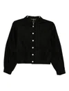To B. By Agnès B. Cropped Shirt In Black