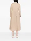 To B. By Agnès B. Drawstring Shirt Dress In Neutral