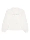 To B. By Agnès B. Eyelet-detailing Shirt In White