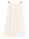 To B. By Agnès B. Gathered Skirt In Neutral