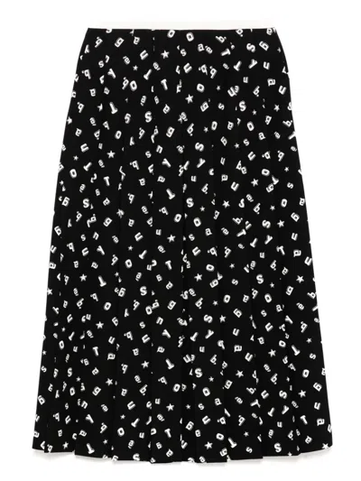 To B. By Agnès B. Graphic-print Skirt