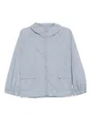 To B. By Agnès B. Logo-patch Jacket In Blue