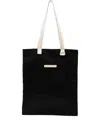 To B. By Agnès B. Logo-patch Tote Bag In Black