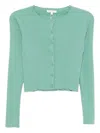 To B. By Agnès B. Logo-plaque Cardigan In Animal Print