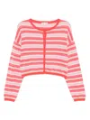 To B. By Agnès B. Multi-stripe Cardigan