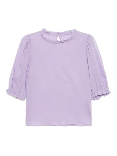 To B. By Agnès B. Scalloped Lace Blouse