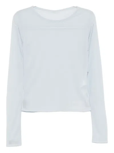 To B. By Agnès B. Sheer Top In Blue