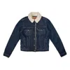 To Be Defined Levis Imitation Lamb Wool Denim Jacket Blue