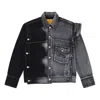To Be Defined Levis X Series Crossover Casual Cozy Denim Jacket Black Gray