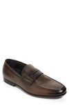 To Boot New York Alek Penny Loafer In Burnished Brown