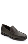 To Boot New York Belfast Lugged Penny Loafer In Dark Brown
