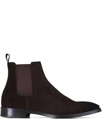 To Boot New York Christopher Calf Suede Boots In Brown