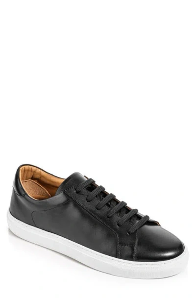 To Boot New York Gavin Leather Low Top Sneaker In Black