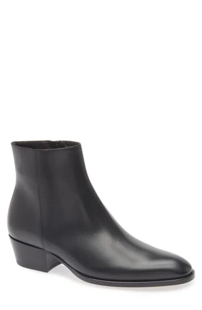 To Boot New York Irwin Zip-up Boot In Cortina Nero