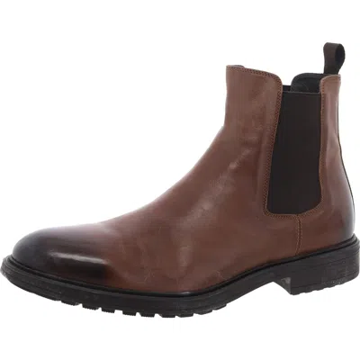 To Boot New York Largo Mens Laceless Leather Chukka Boots In Brown