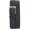 To Boot New York Leather Belt In Bott Navy/blue