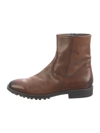Pre-owned To Boot New York Leather Boots In Brown