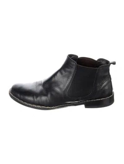 Pre-owned To Boot New York Leather Chelsea Boots In Black