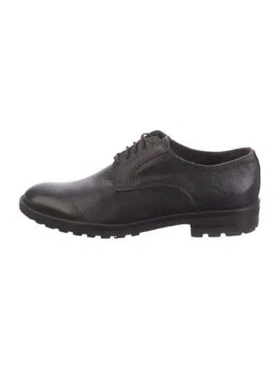 Pre-owned To Boot New York Leather Derby Shoes In Black