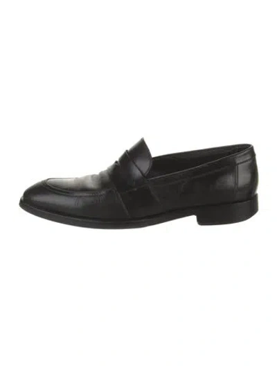 Pre-owned To Boot New York Leather Dress Loafers In Black