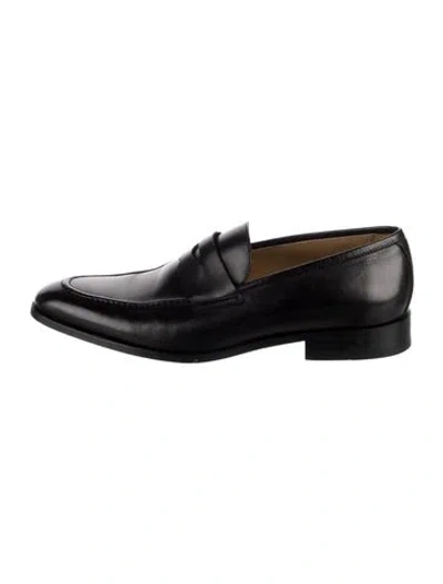 Pre-owned To Boot New York Leather Dress Loafers In Black