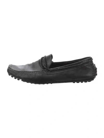 Pre-owned To Boot New York Leather Drivers In Black